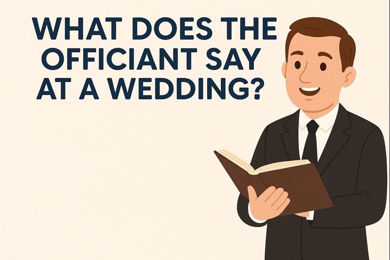 What Does the Officiant Say at a Wedding